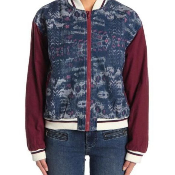NWT Free People Women Varsity of Dreams Bomber Jackets - Picture 3 of 4